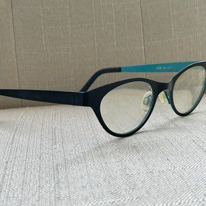See Women Eyeglasses Frame BlackBlue Glasses Handmade in Holland